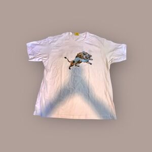 Golf Wang L Detroit Lions T-Shirt Mens White Excellent NFL Collaboration Tee